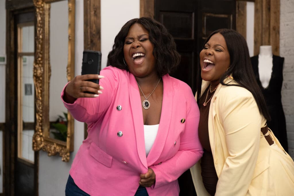 Amber Riley and Raven Goodwin thegrio.com