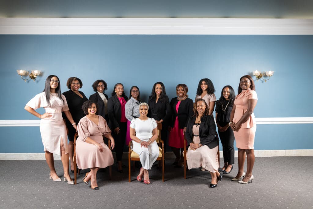 Black women Capitol Hill staffers at the U.S. Capitol