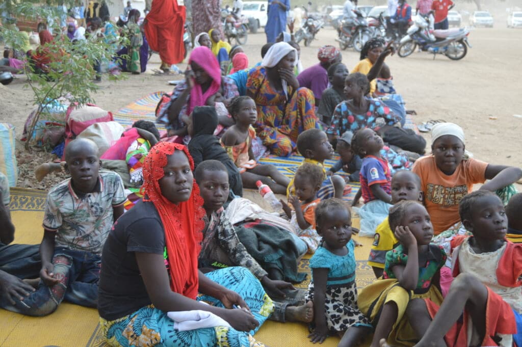 Cameroonian refugees in N’Djamena