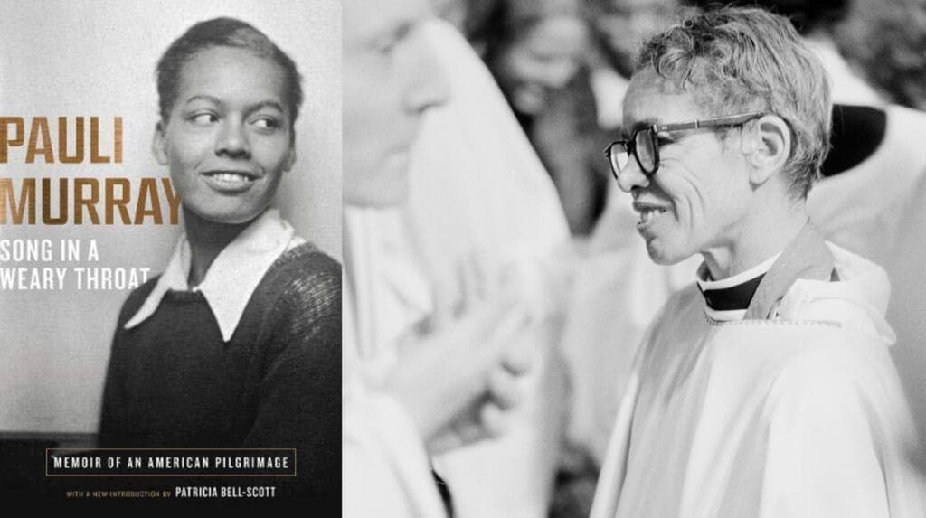 The cover of "Song in a Weary Throat"; Rev. Pauli Murray 