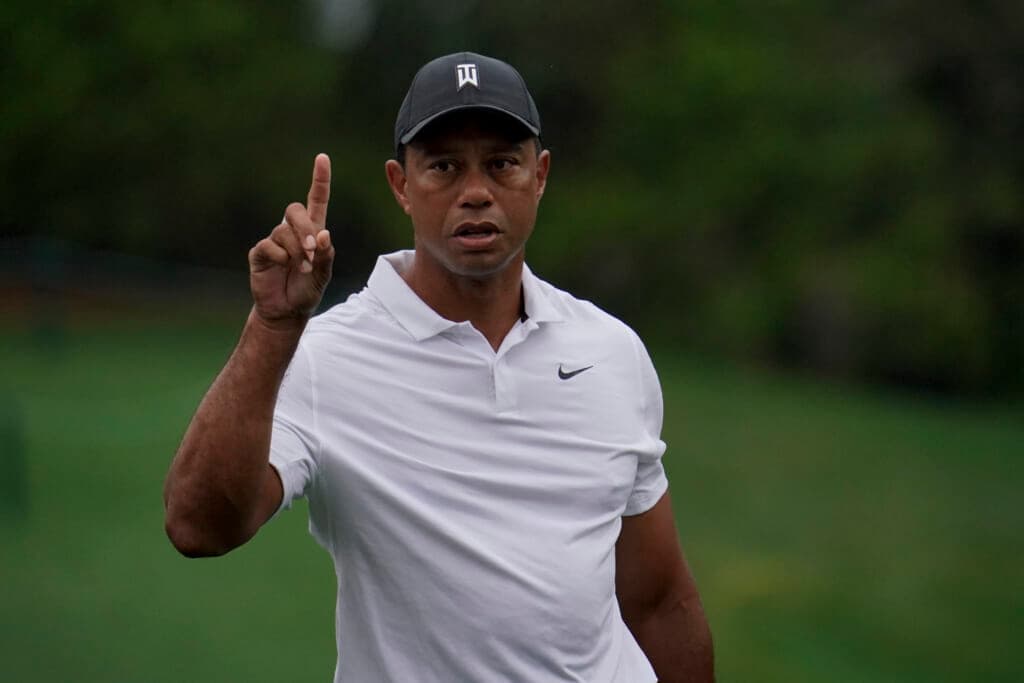 Golfer Tiger Woods