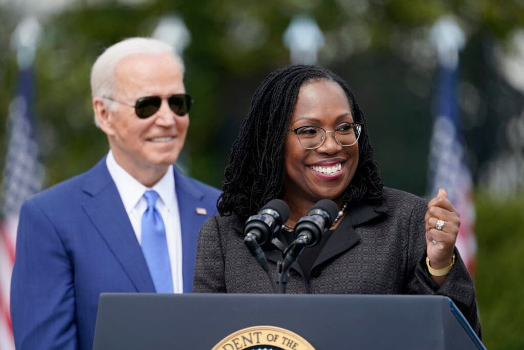 President Joe Biden and Supreme Court Justice Ketanji Brown Jackson