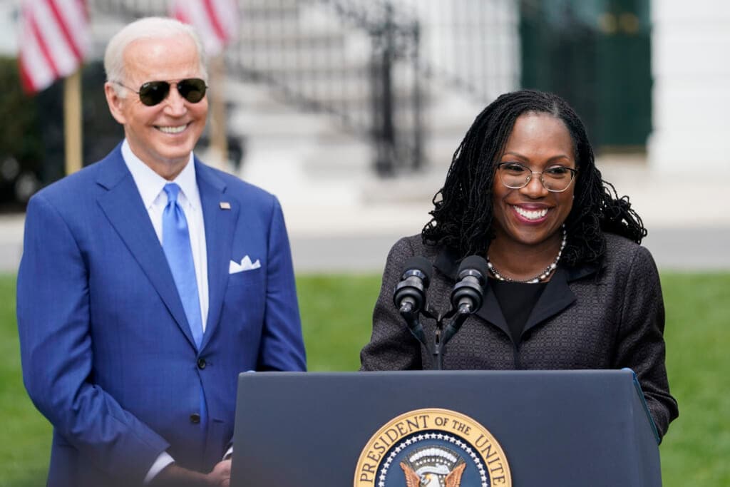 President Joe Biden and Supreme Court Judge Ketanji Brown Jackson
