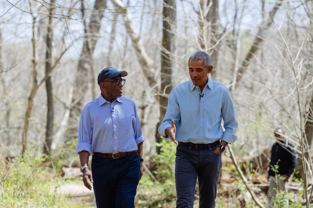 Al Roker with former President Barack Obama