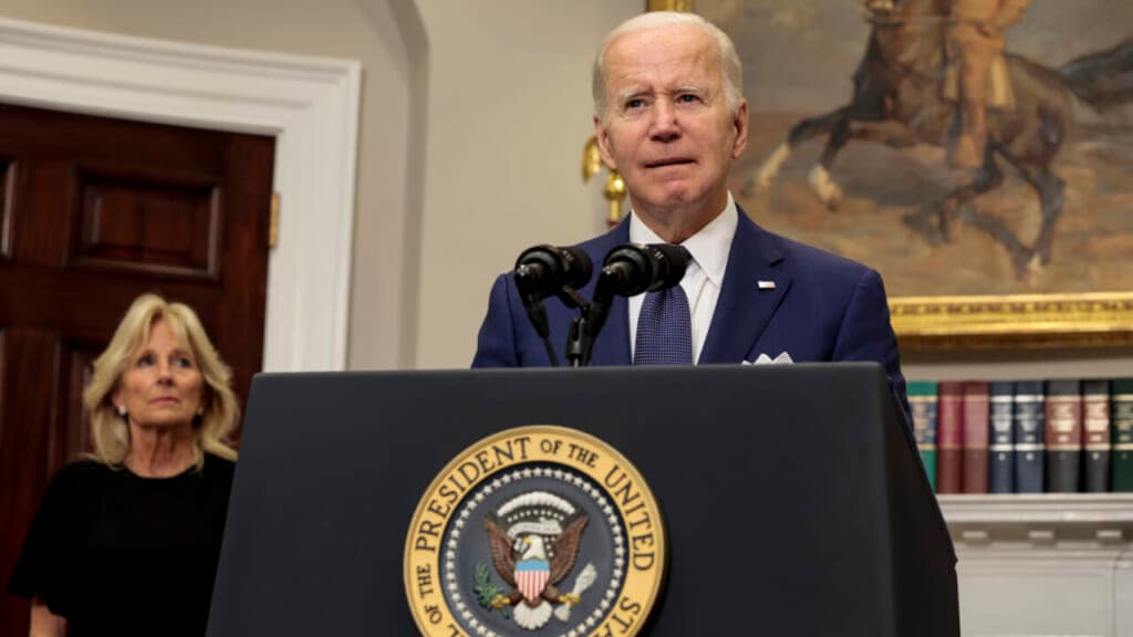 First Lady Jill Biden and President Joe Biden
