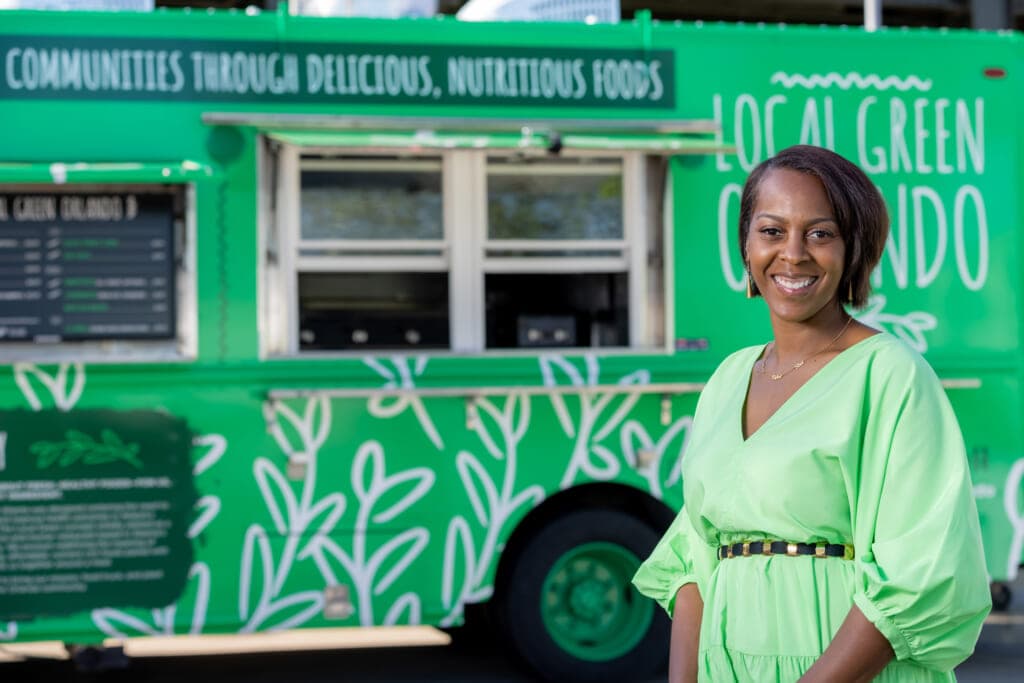 Robyn Wallace, co-owner of Local Green Orlando Food Truck