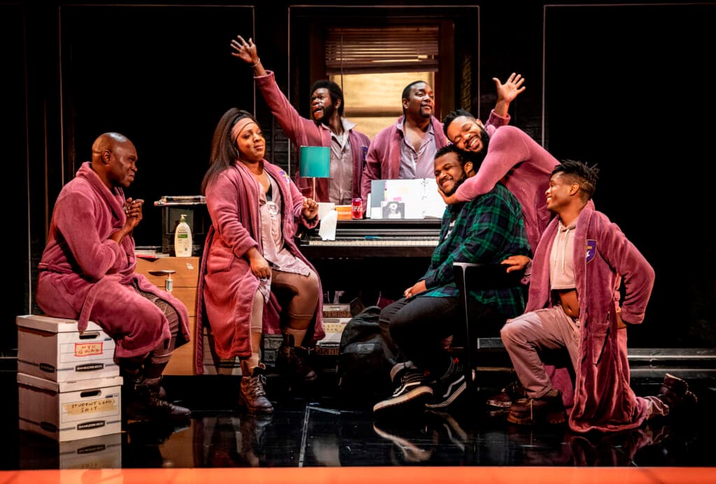James Jackson, Jr., L. Morgan Lee, Antwayn Hopper, John-Andrew Morrison, Jaquel Spivey and others in "A Strange Loop"