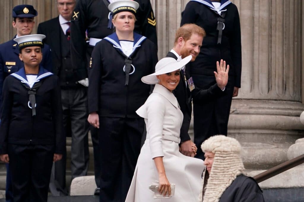 Prince Harry and his wife Meghan Markle