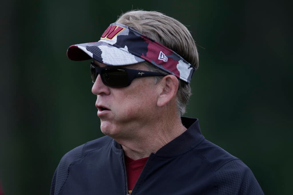 Washington Commanders defensive coordinator Jack Del Rio