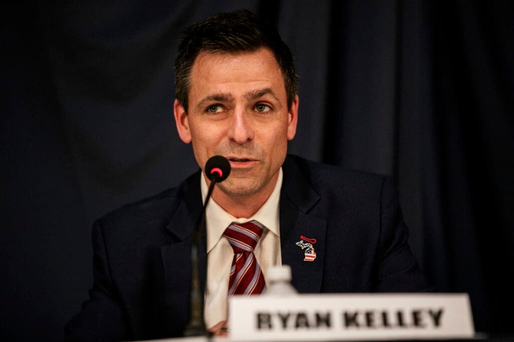 Republican gubernatorial candidate Ryan Kelley
