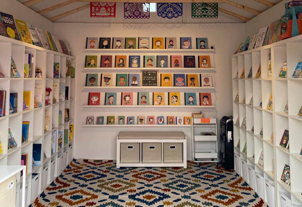 The interior of Los Amigos Books