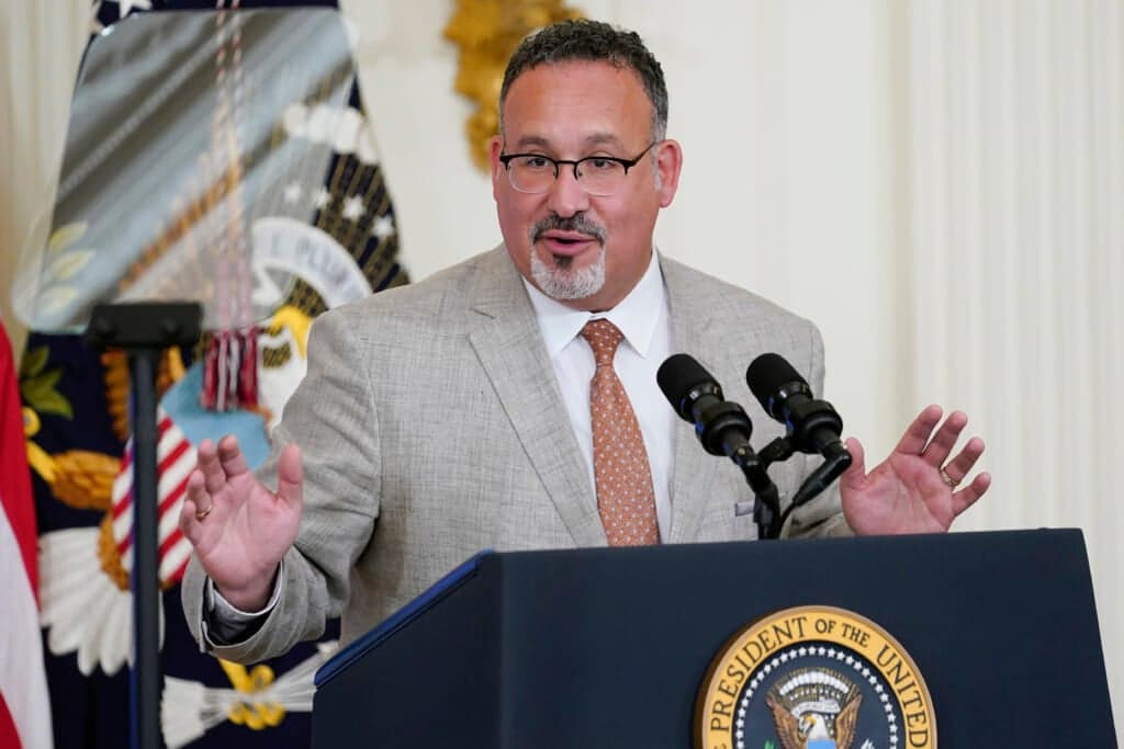 Education Secretary Miguel Cardona