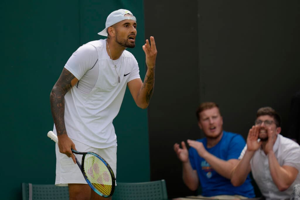 Australian tennis player Nick Kyrgios