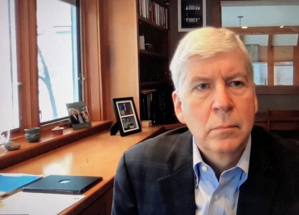 Former Michigan Gov. Rick Snyder