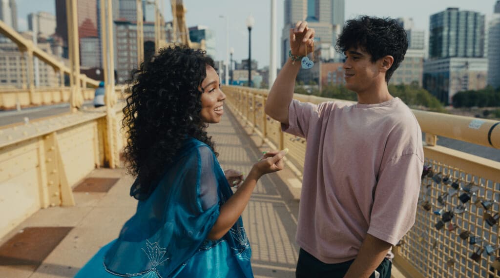 Actors Eva Reign and Abubakr Ali in “Anything’s Possible”