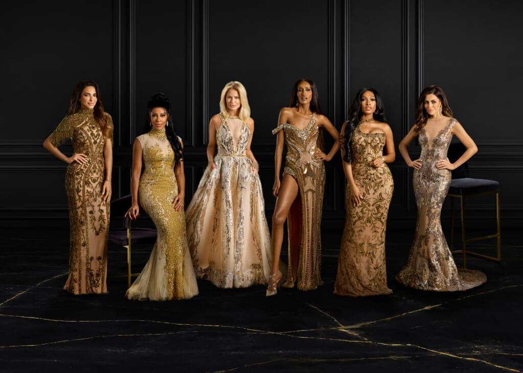 Sara Al Medani, Caroline Brooks, Carolne Stanbury, Chanel Ayan, Lesa Milan and Nina Ali, "The Real Housewives of Dubai"