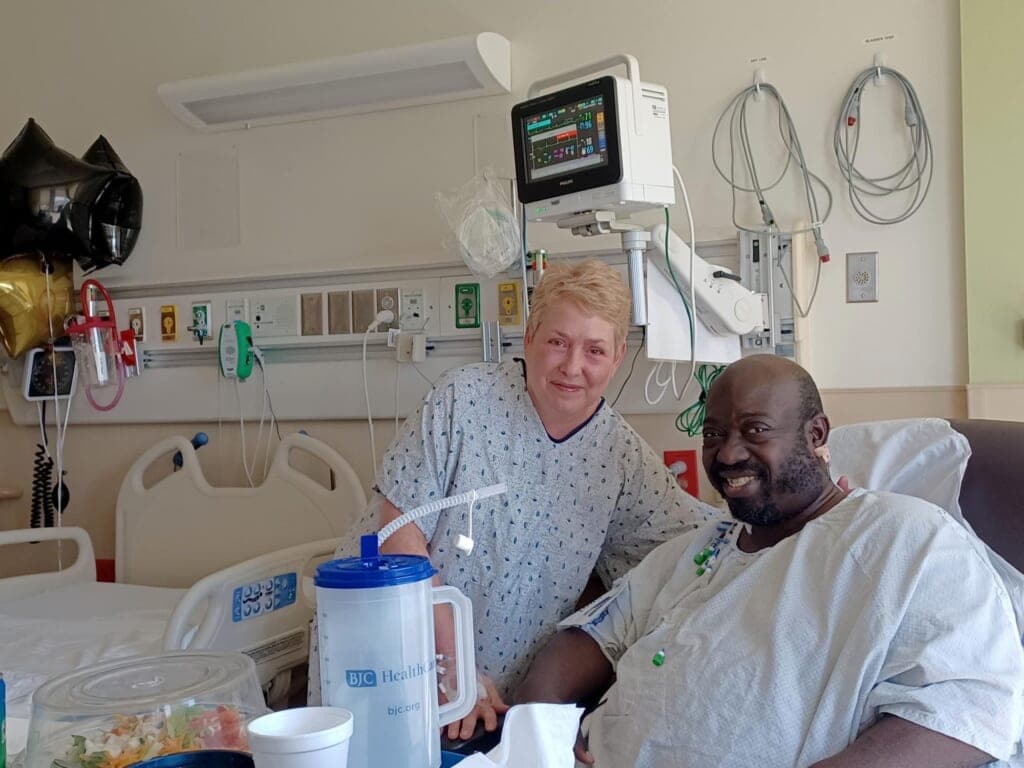Pat Holterman-Hommes donated a kidney to Alphonso Harried