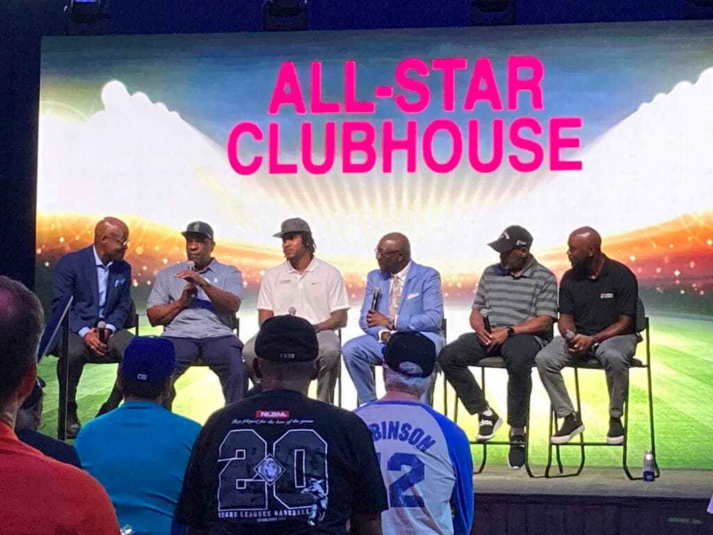 Dave Sims, Andre Dawson, Tim Raines, Bob Kendrick, Edwin Jackson and Jimmy Rollins