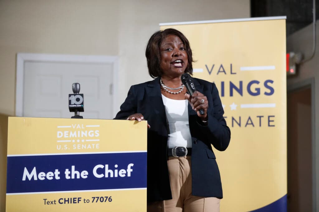 Democratic Senate candidate Rep. Val Demings (D-FL)