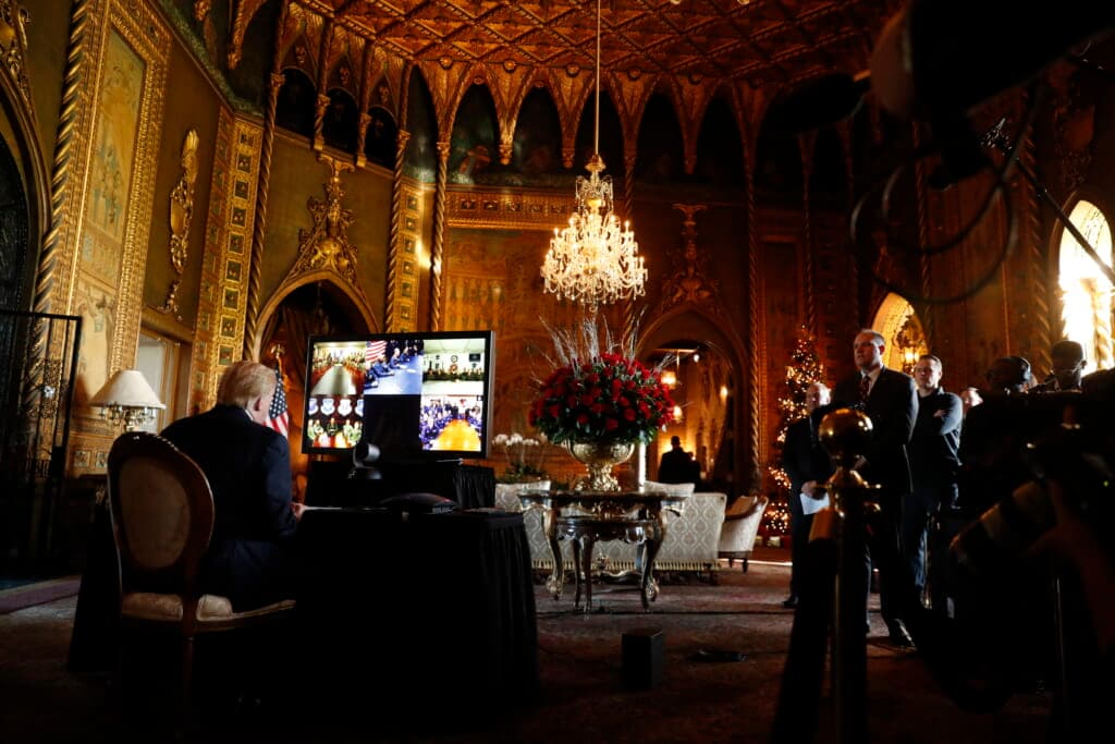 Former President Donald Trump at Mar-a-Lago