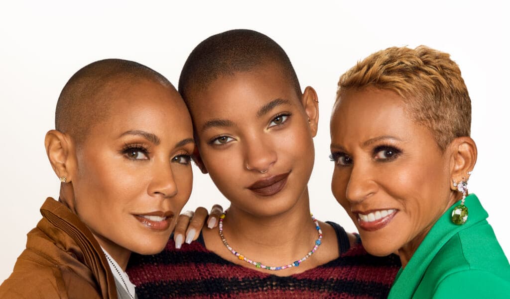 Actors Jada Pinkett Smith, Willow Smith and Adrienne Banfield Norris
