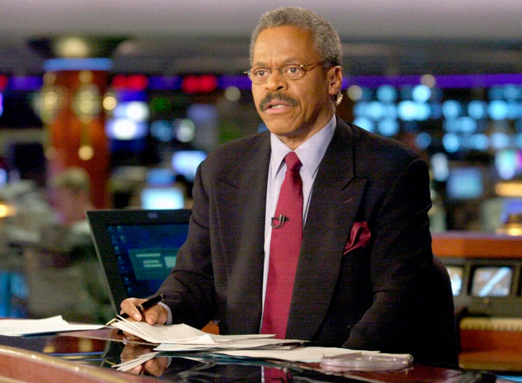 CNN anchorman Bernard Shaw