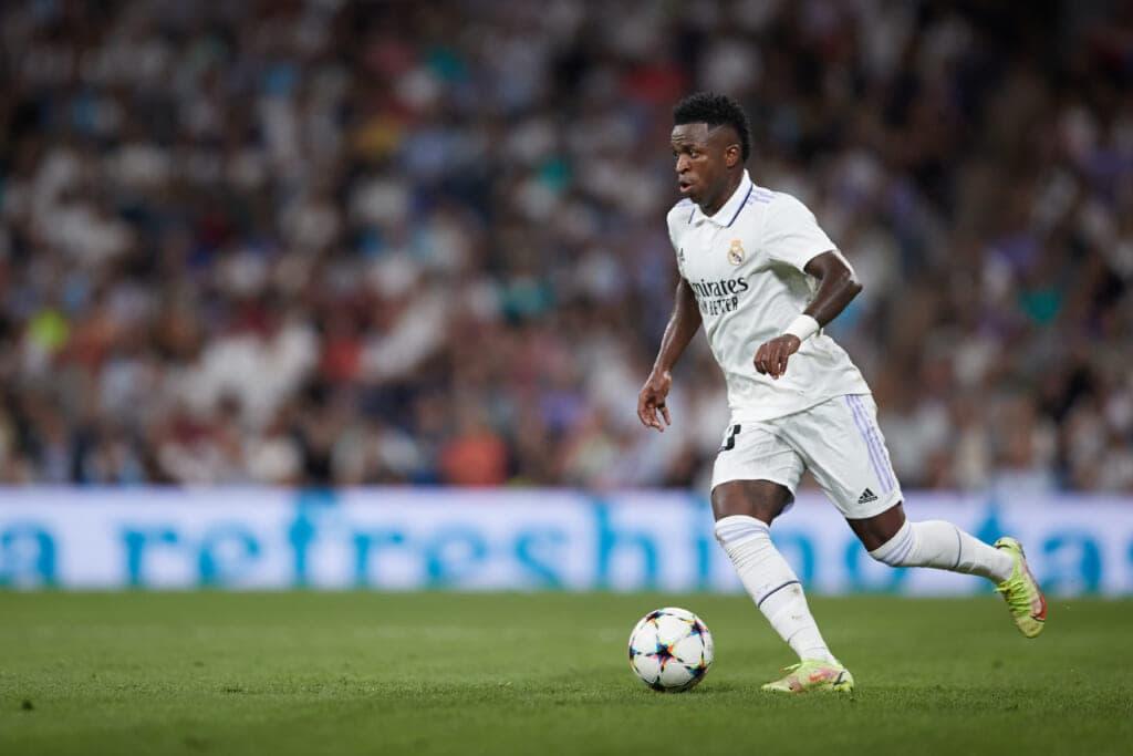 Footballer Vinicius Junior of Real Madrid 