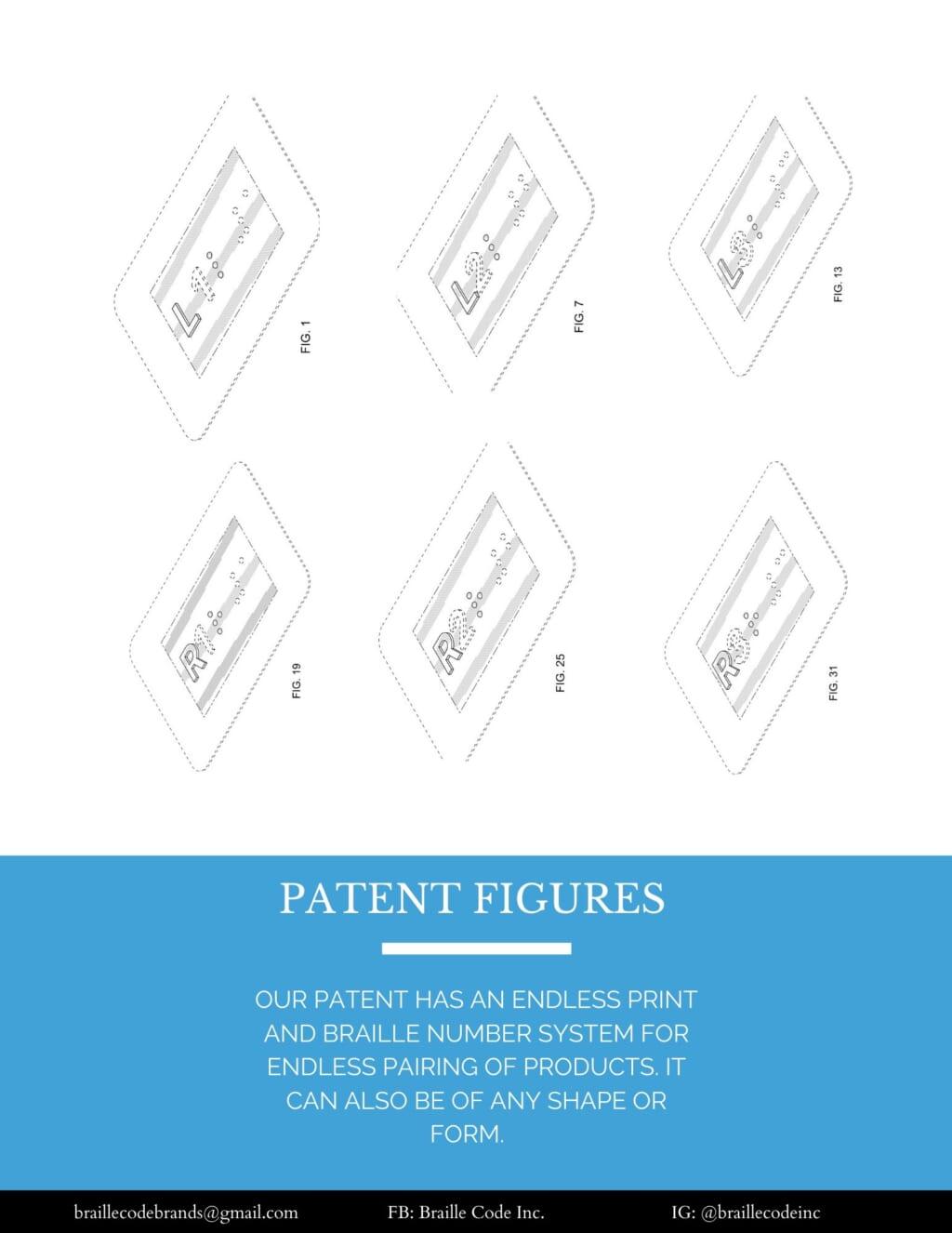 Gracie Benedith-Cane’s patent figures