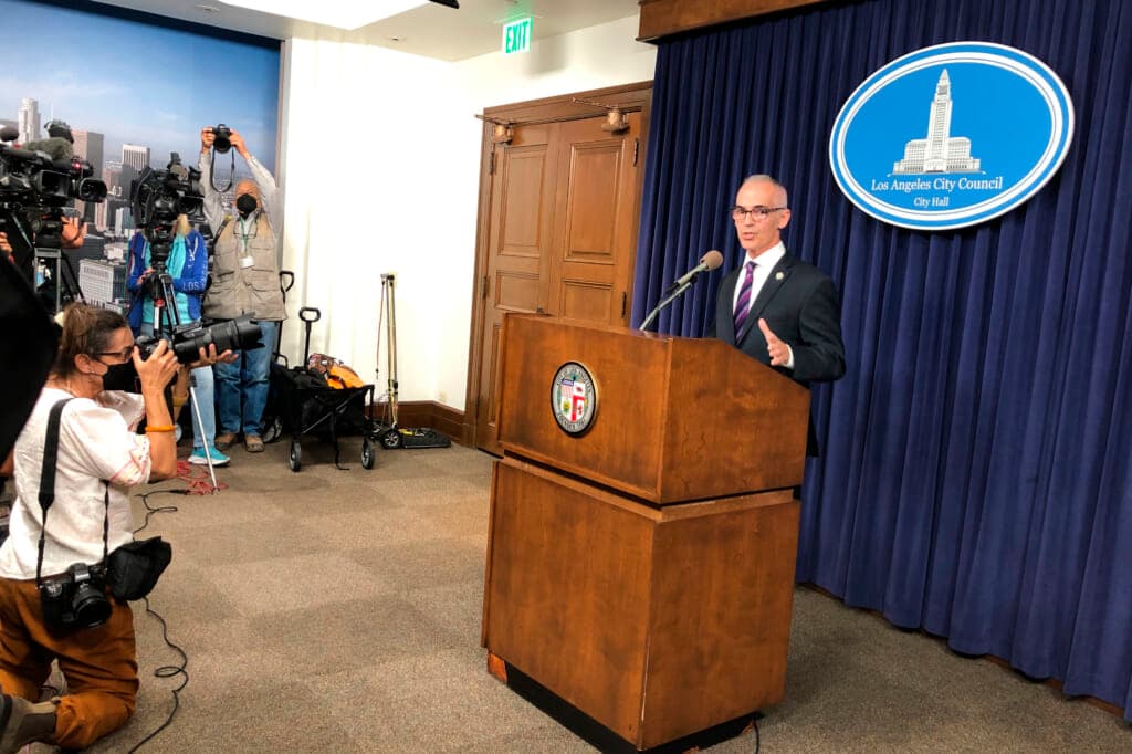 Acting Los Angeles City Council President Mitch O'Farrell
