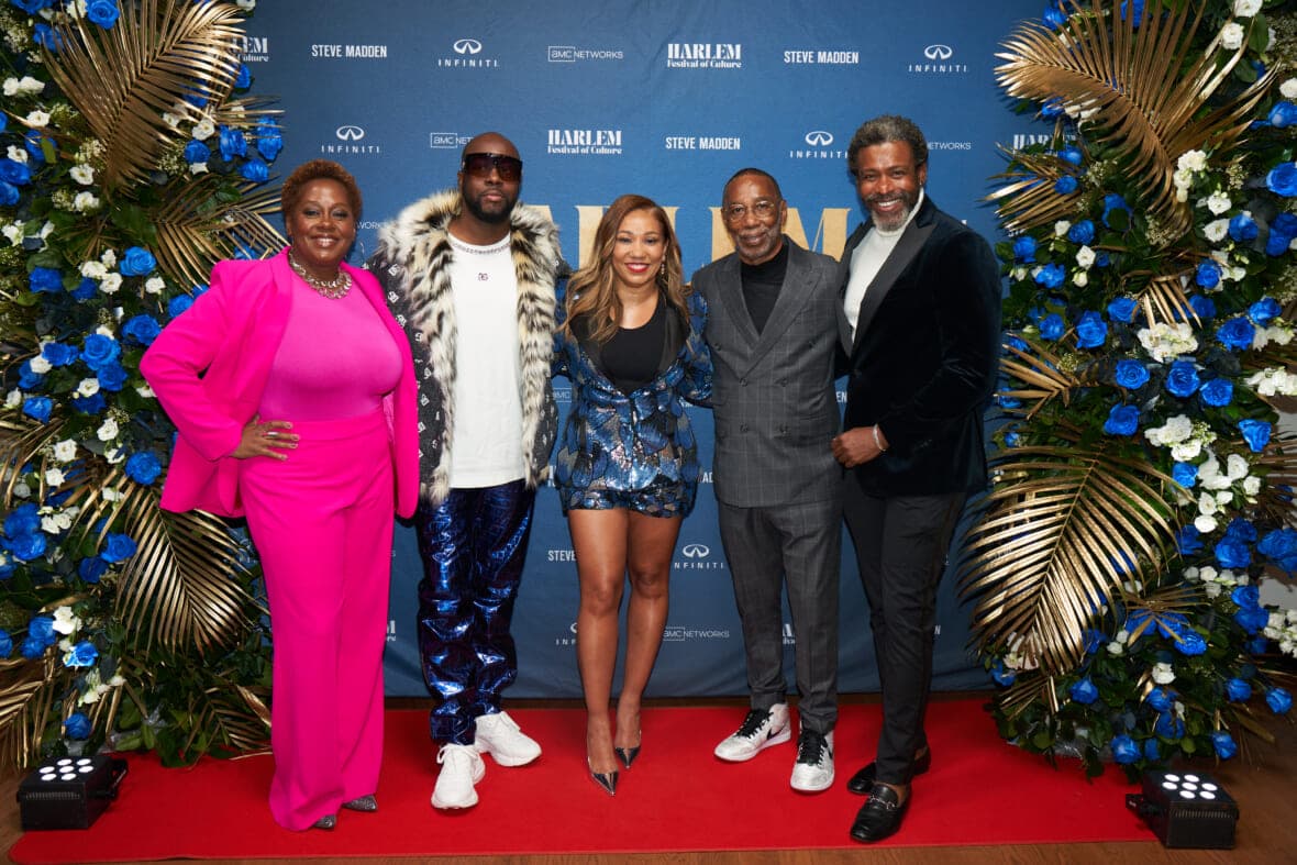 Nikoa-Evans, Wyclef Jean, Yvonne McNair, Larry Miller and Musa Jackson