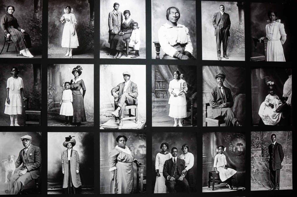 Some of the 600 portrait images from the Holsinger Studio Collection