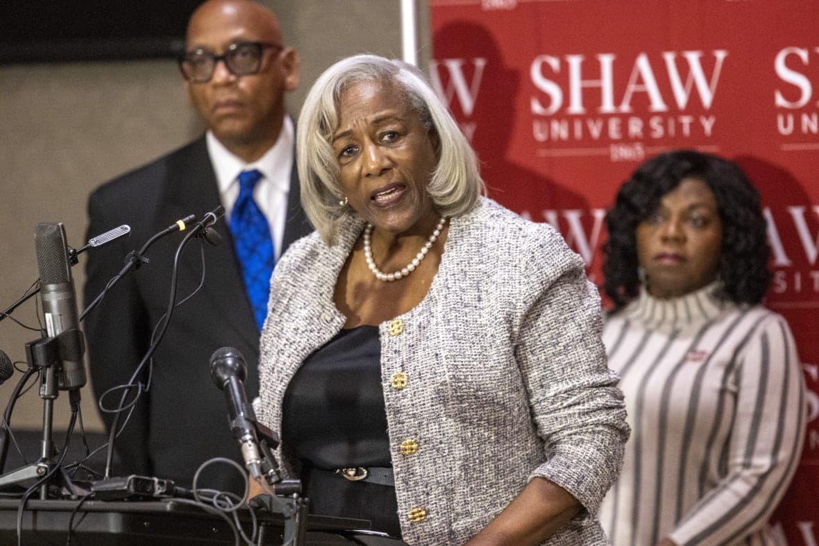 Shaw University President Paulette Dillard