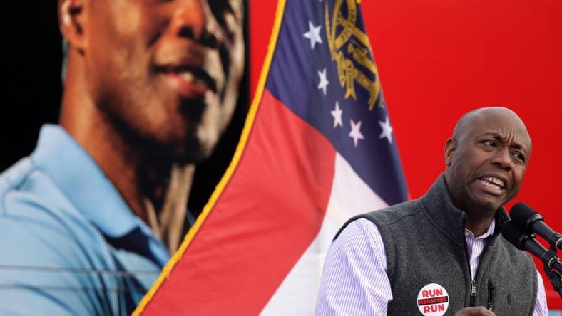 Herschel Walker Campaigns In Georgia Ahead Of Runoff Senate Election