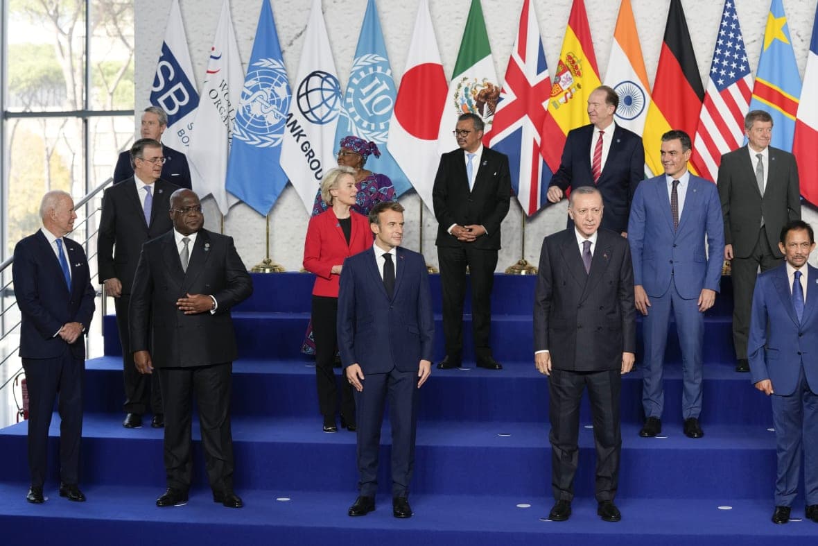 President Joe Biden, Congo’s Felix Tshisekedi, France's Emmanuel Macron and Turkey’s Tayyip Erdogan
