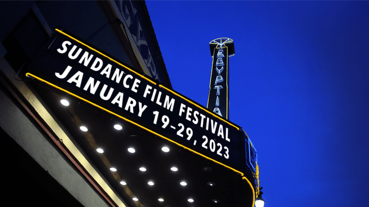 Sign for the Sundance Film Festival
