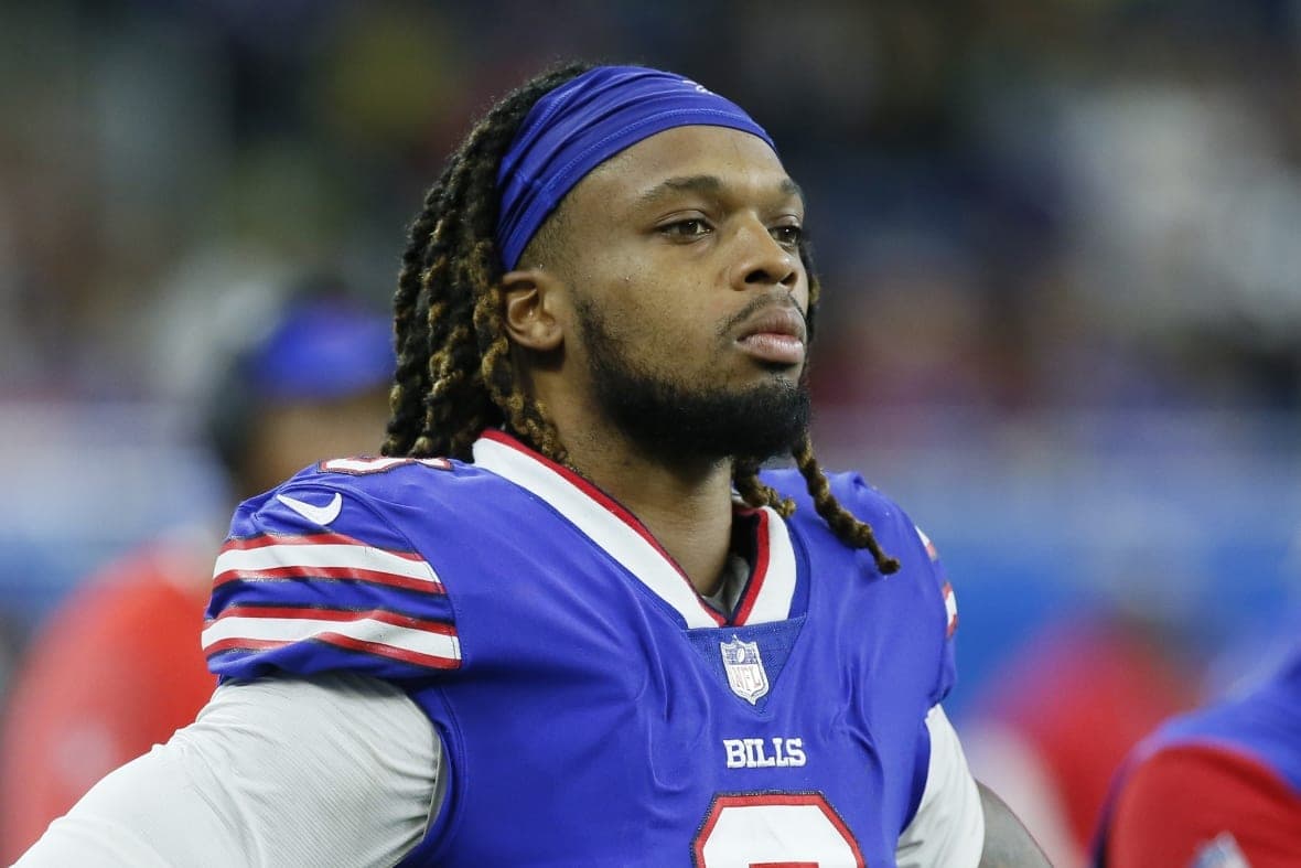Buffalo Bills defensive back Damar Hamlin