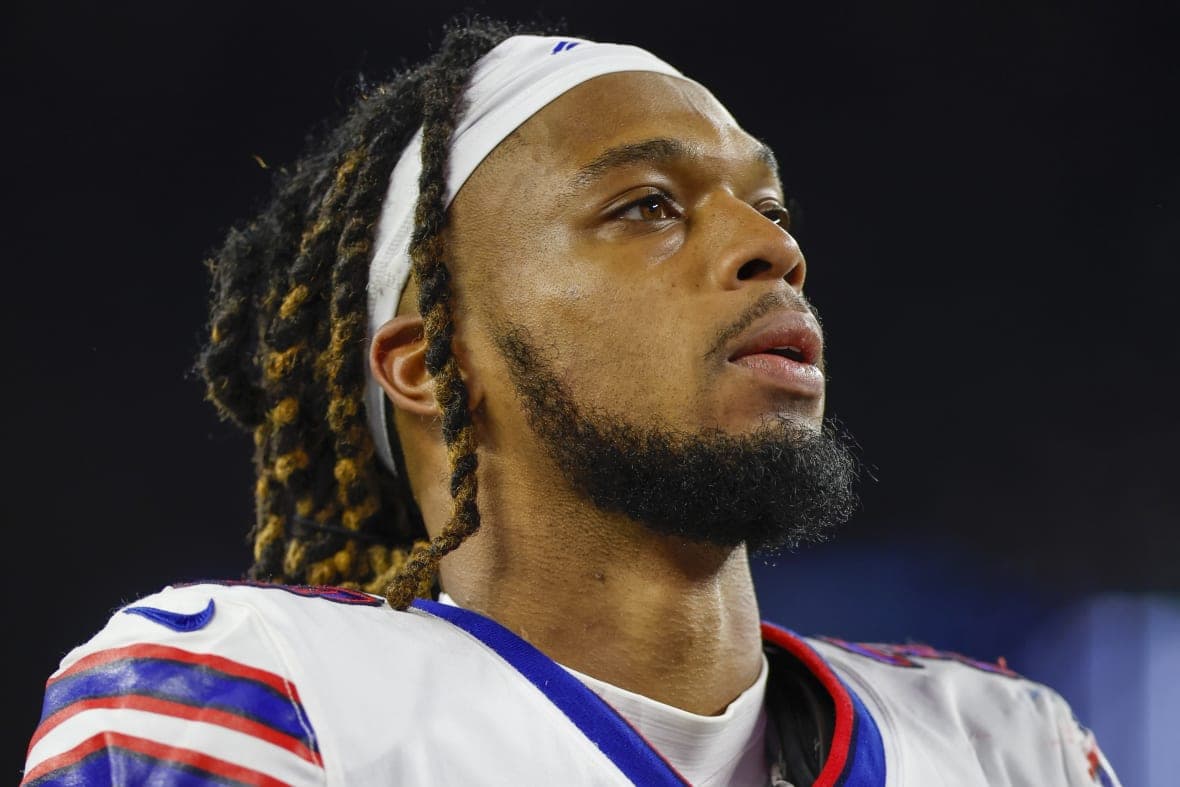 Buffalo Bills defensive back Damar Hamlin