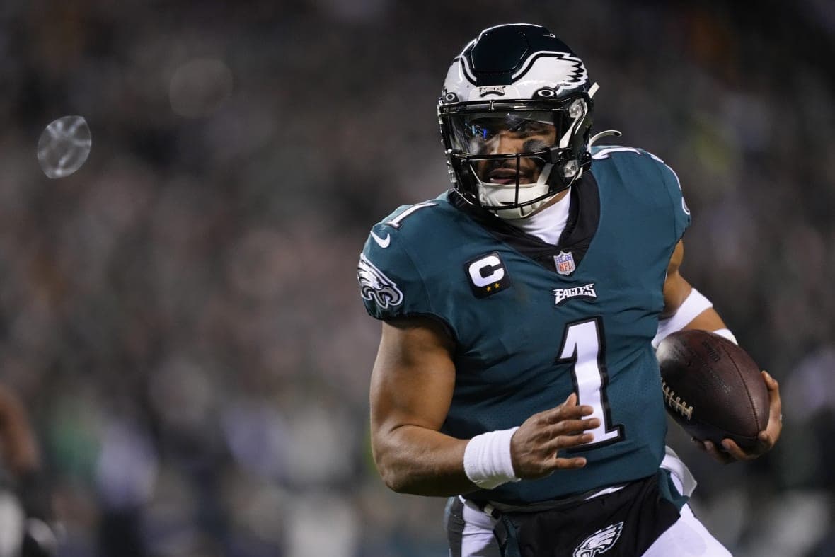 Philadelphia Eagles quarterback Jalen Hurts