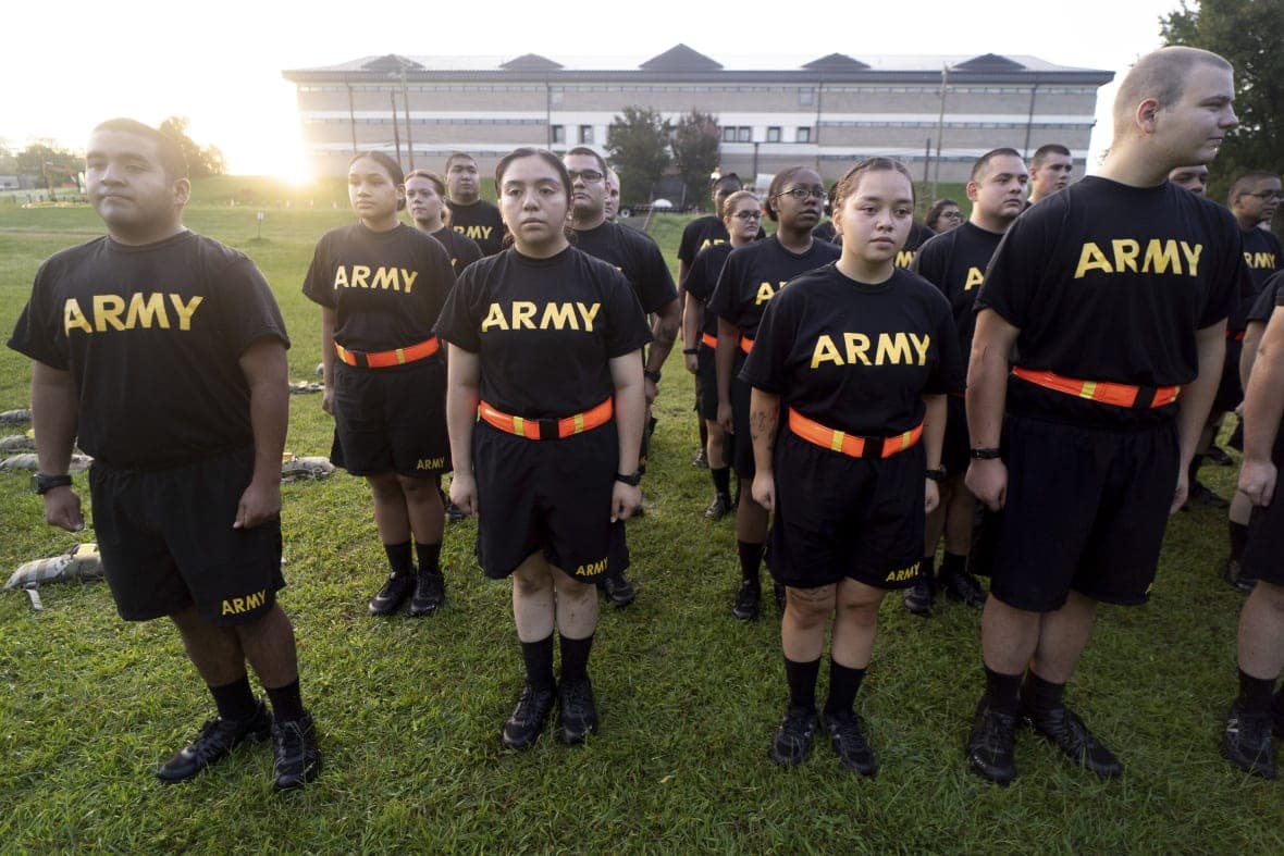 Students in the new Army prep course