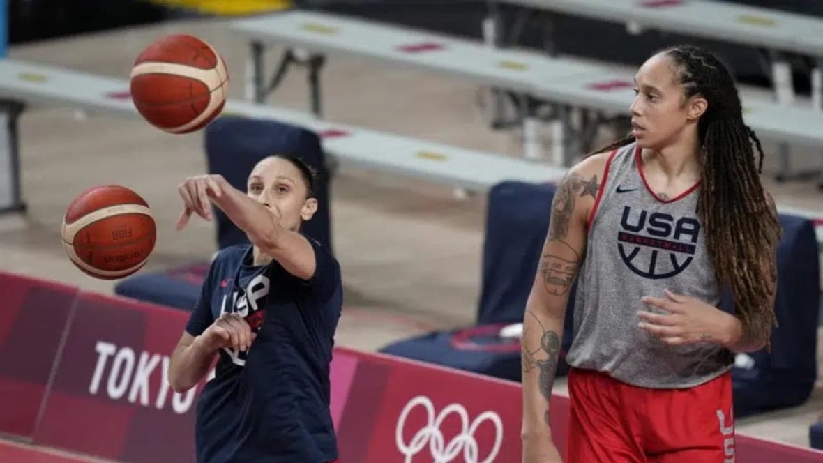 Diana Taurasi and Brittney Griner
