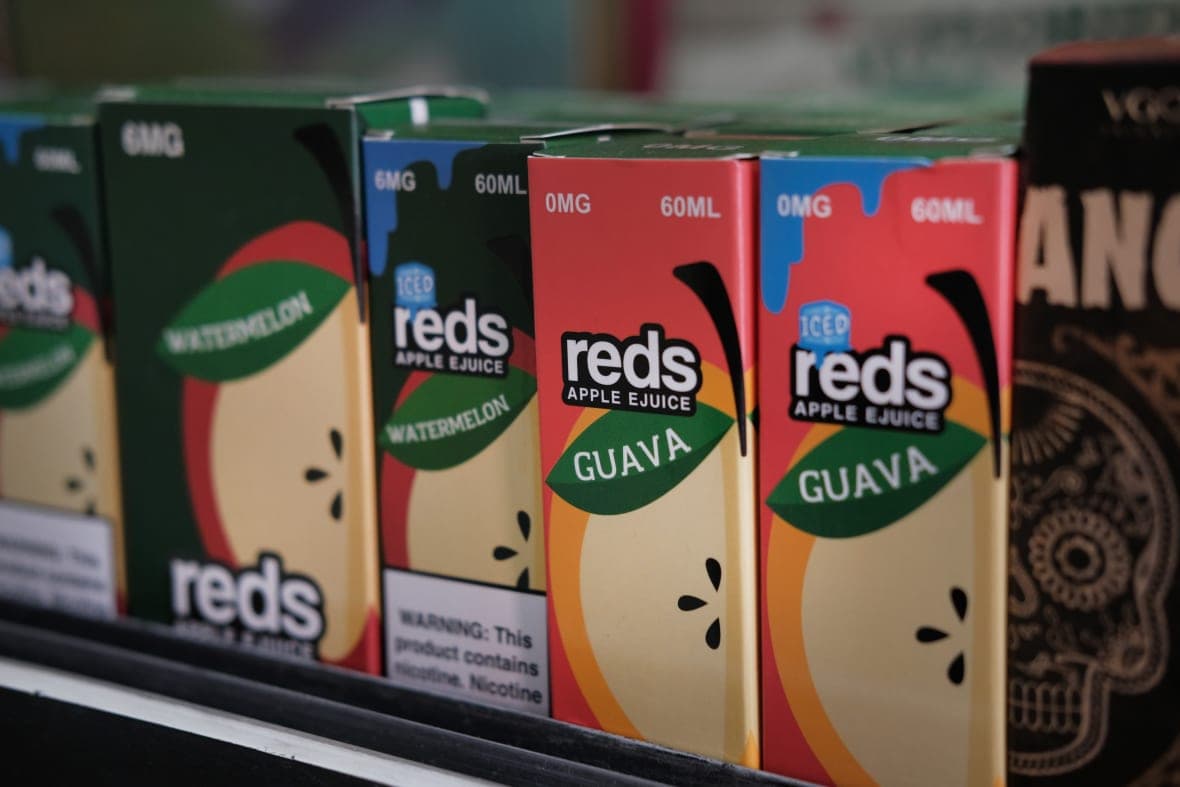 Vaping products, including flavored vape liquids and pods