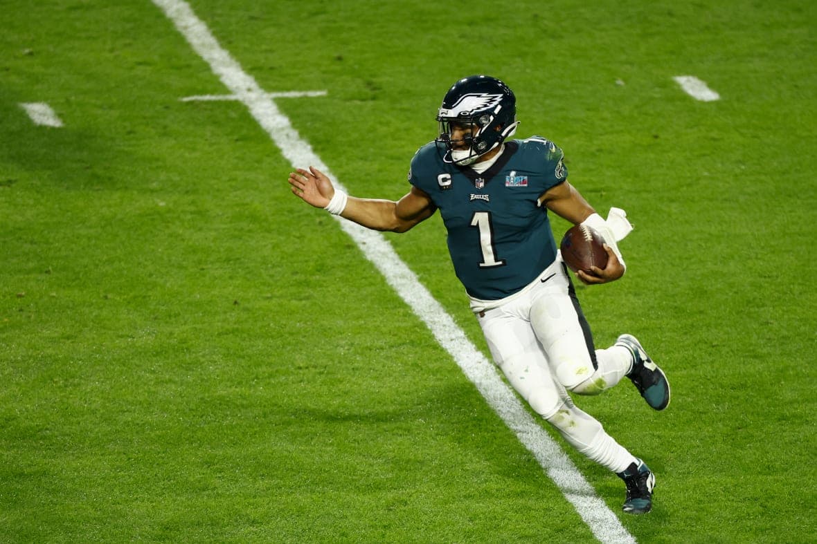 Jalen Hurts of the Philadelphia Eagles