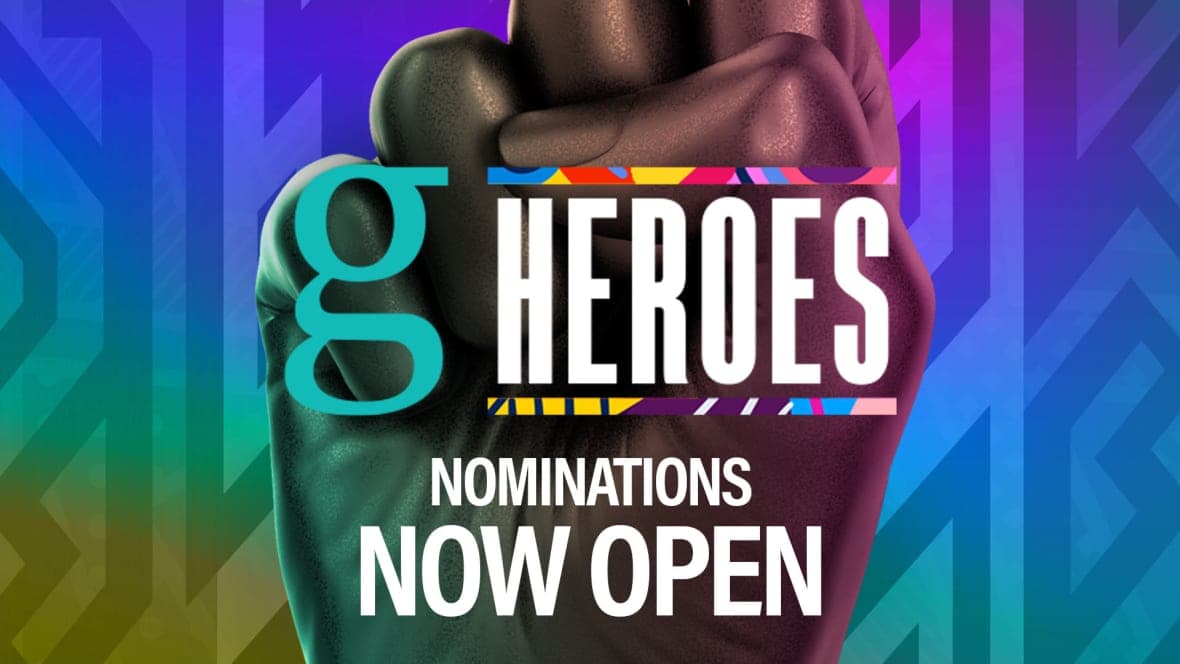 Poster for theGrio Heroes initiative