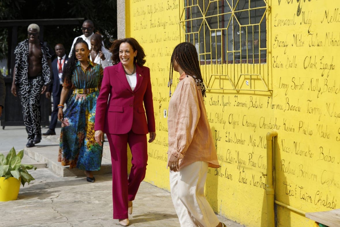 Vice President Kamala Harris, followed by actor Sheryl Lee Ralph