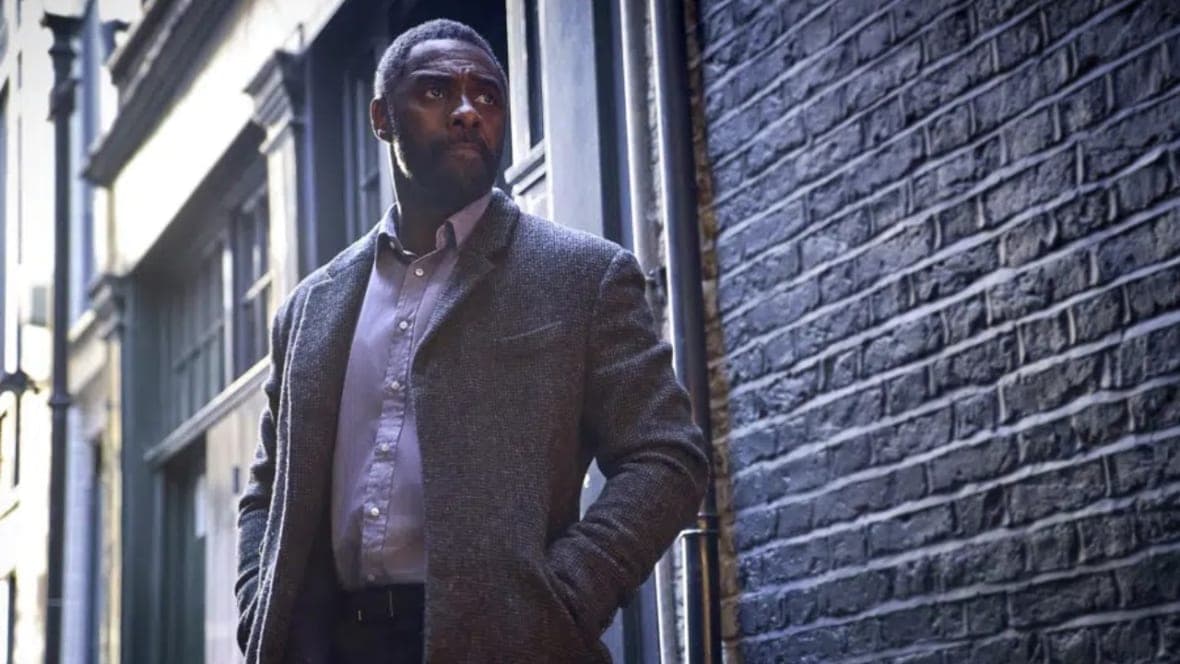 Actor Idris Elba in a scene from “Luther: The Fallen Sun” 