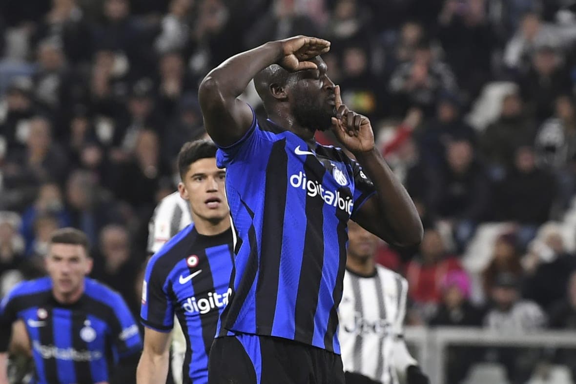 Soccer player Romelu Lukaku of Inter Milan