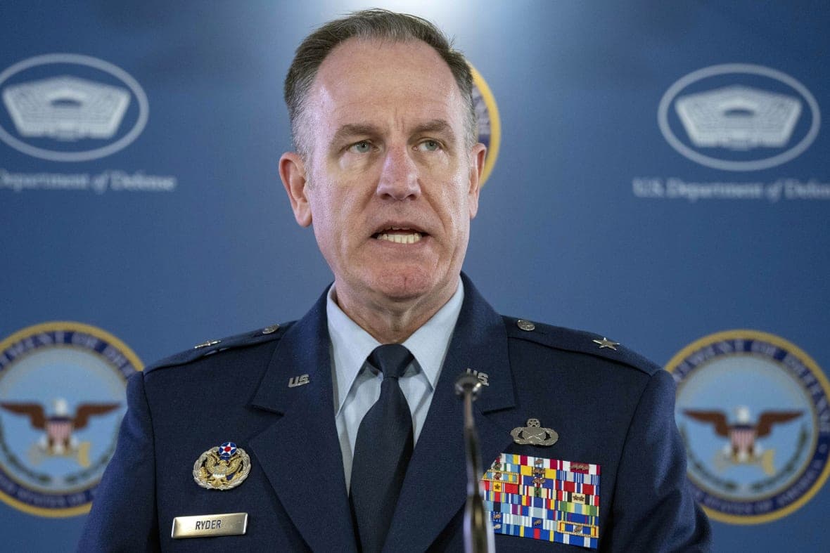 Pentagon spokesman U.S. Air Force Brig. Gen. Patrick Ryder