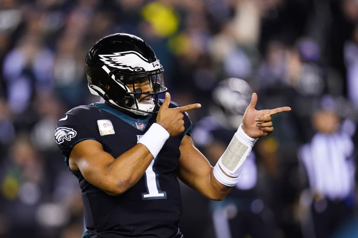 Philadelphia Eagles quarterback Jalen Hurts