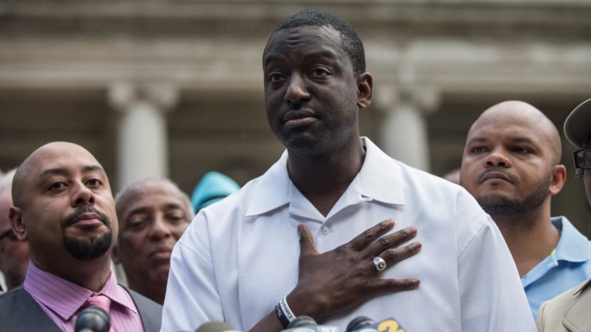 Raymond Santana, Yusef Salaam and Kevin Richardson, three of the five men known as the “Central Park Five”
