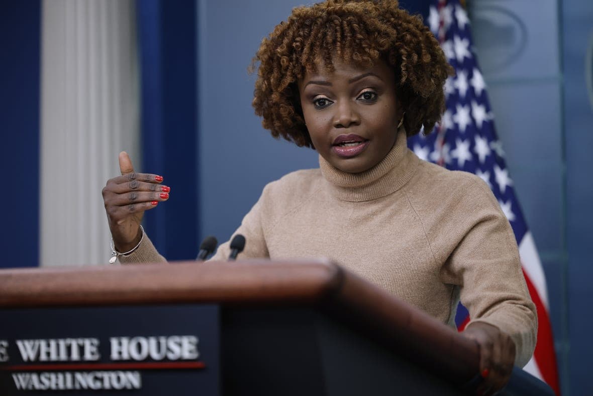 White House Press Secretary Karine Jean-Pierre